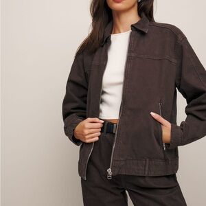 Reformation Maverick Moto Denim Jacket